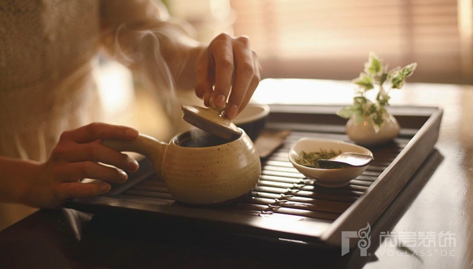 尚层装饰别墅生活喝茶意境